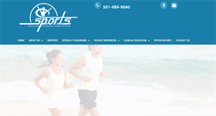 Desktop Screenshot of mysportspt.com